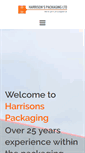 Mobile Screenshot of harrisonspackaging.co.uk